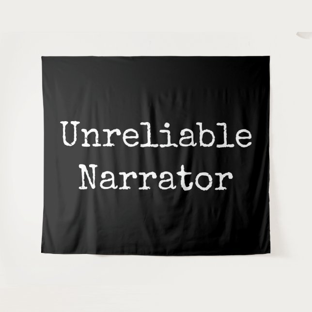 Writer - Unreliable Narrator I Tapestry (Front (Horizontal))