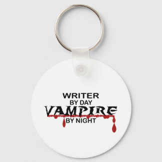 Writer Vampire by Night Keychain