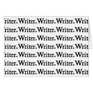 Writer. Writer. Writer.