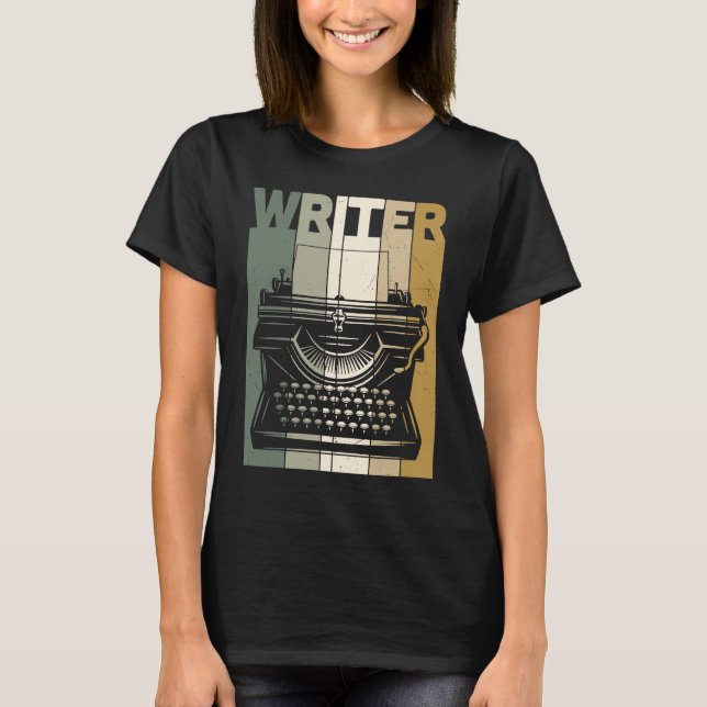 Writer   Writing Book Author Cool Saying Plus Size T-Shirt (Front)