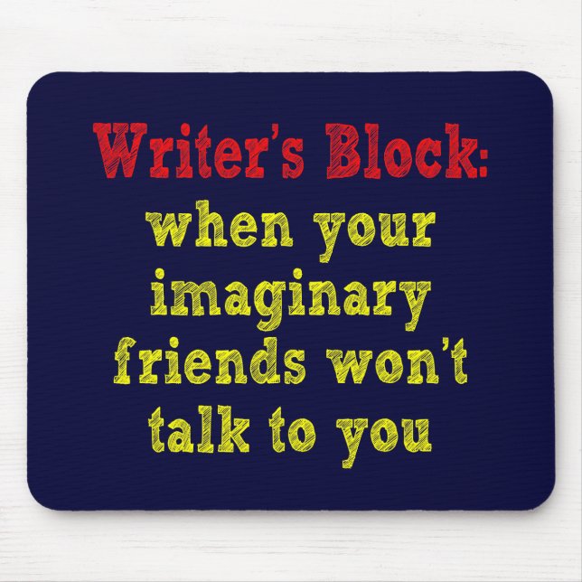 Writers Block: Mouse Pad (Front)