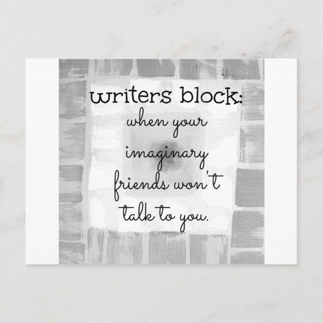 Writers Block Postcard (Front)