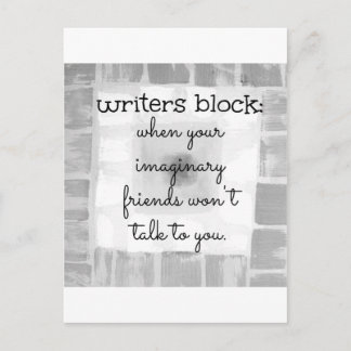 Writers Block Postcard