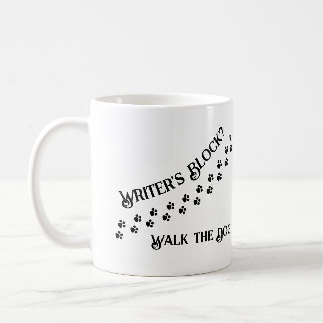 Writer's Block Writer's Mug (Left)