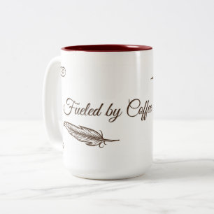 Writer's Coffee Mug Fuelled by Coffee & Chapters