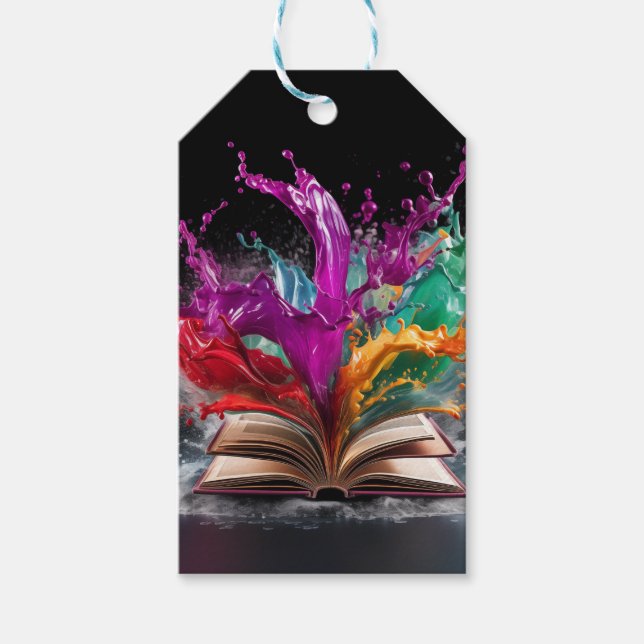 Writer's Delight Colourful Gift Tags (Front)