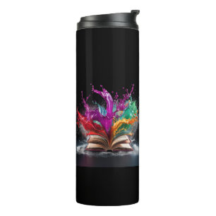 Writer's Delight Colourful Thermal Tumbler