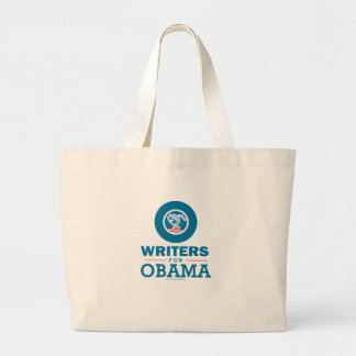 Writers for Obama Large Tote Bag