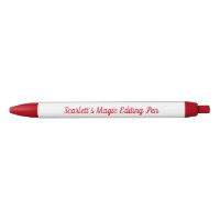 Writer's Gift Pen, Customizable, Red Script,