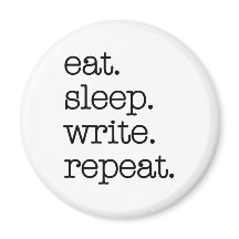 Writer's Journal Author's Gift Eat Sleep Repeat 