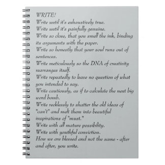 Writer's Journal - Cover Poem Compelling to Write