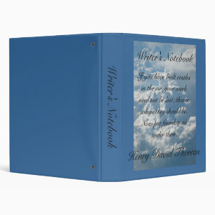 Writer's Notebook - Henry David Thoreau Binder