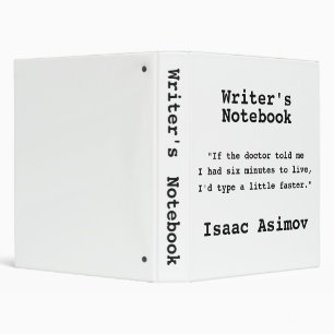 Writer's Notebook - Isaac Asimov II Binder