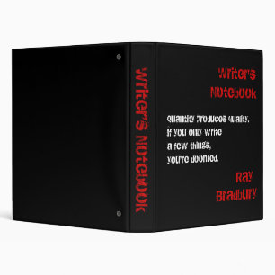 Writer's Notebook - Ray Bradbury Binder