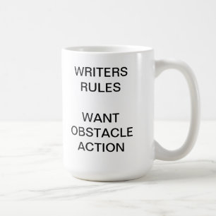 Writers Rules Coffee Mug