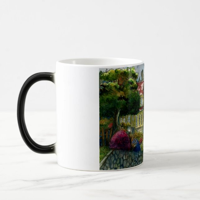 Writer's shelter magic mug (Left)