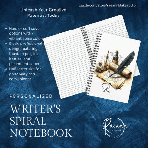 Writers Spiral Notebook