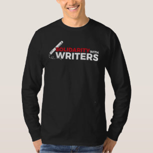 Writers Strike 2023 Solidarity for Hollywood Scree T-Shirt