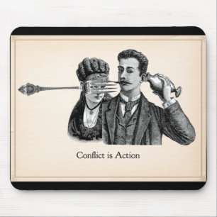 Writewell Academy Conflict Is Action Mousepad