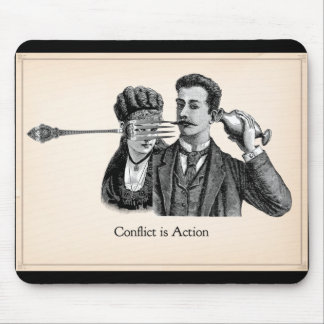 Writewell Academy Conflict Is Action Mousepad