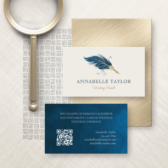 Writing Coach Business Card (Creator Uploaded)