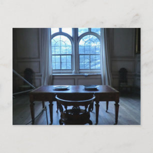 Writing Desk at Sudbury Hall Postcard