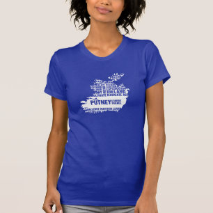 Writing in Ireland in Multiple Colours T-Shirt