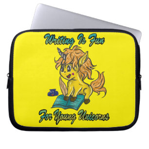 Writing Is Fun For Young Unicorns Book Sleeve