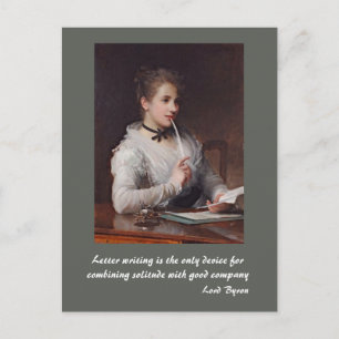 Writing Letters Postcard