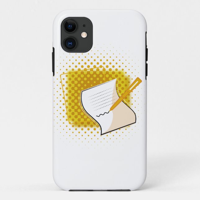 Writing Lover  Case-Mate iPhone Case (Back)