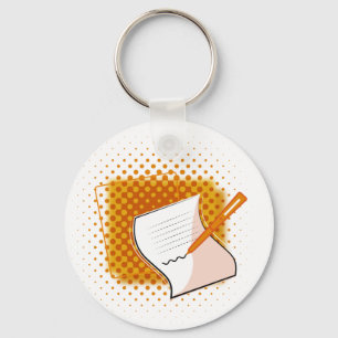 Writing Lover Keychain