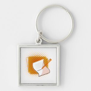 Writing Lover  Keychain