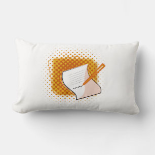 Writing Lover Lumbar Pillow