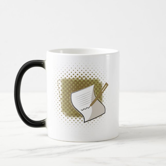 Writing Lover  Magic Mug (Left)