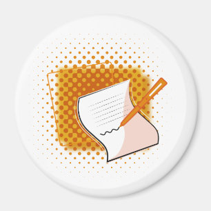 Writing Lover Magnet