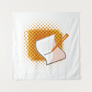 Writing Lover  Tapestry