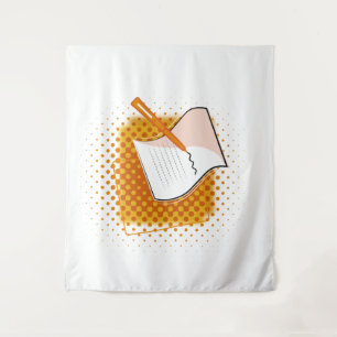 Writing Lover Tapestry