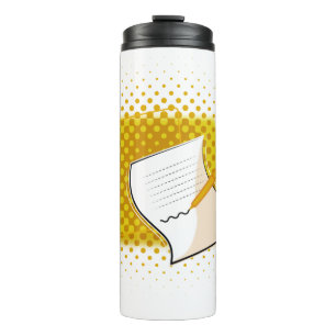 Writing Lover  Thermal Tumbler