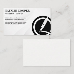 Writing Pen Logo Business Card
