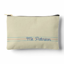 Writing Practice Notebook Paper Teacher Gift Pouch