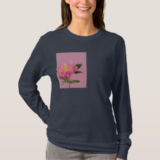 Writing Rainbow Gradient Pocket Design Long Sleeve T-Shirt