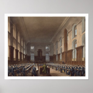 Writing School, Christ Hospital, from Ackermann's Poster