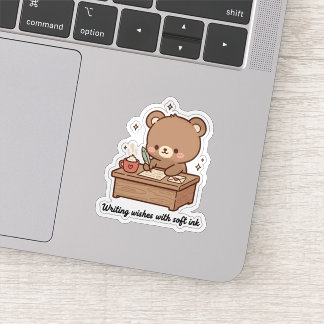 Writing Wishes with Soft Ink | Cute Bear Writing