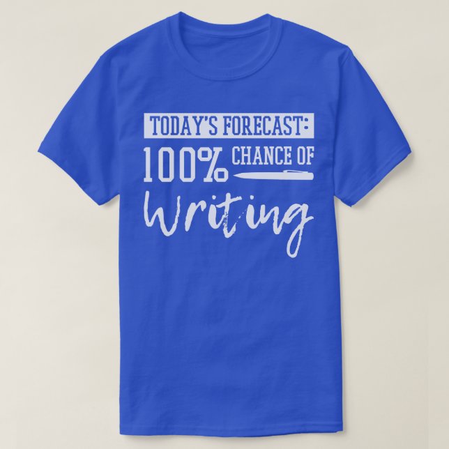 Writing Writers Author T-Shirt (Design Front)