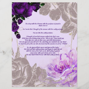 Writings of the Costly Perfume Personalized Paper