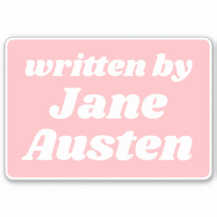 Written by Jane Austen Cute Pastel Pink White
