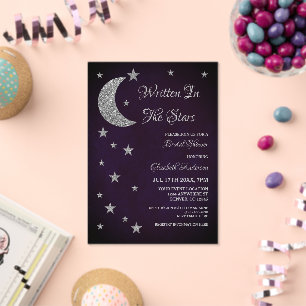 Written In The Stars Bridal Shower Acrylic Invitations