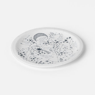 Written in the Stars Constellation Paper Plate