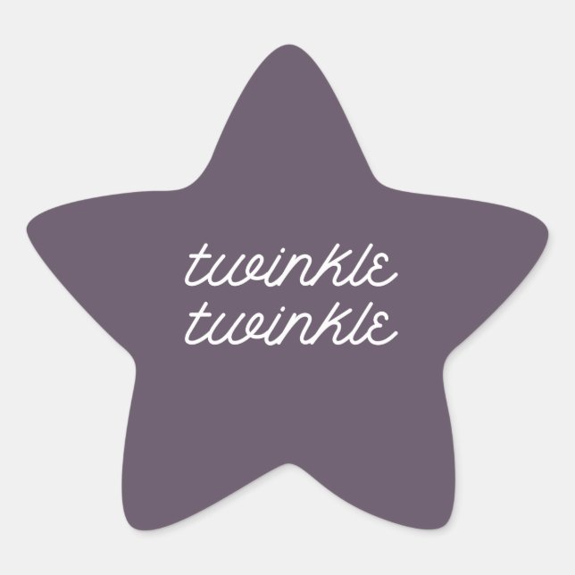 Written in the Stars Constellation Star Sticker (Front)