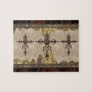 Wrought Iron Cross Jigsaw Puzzle